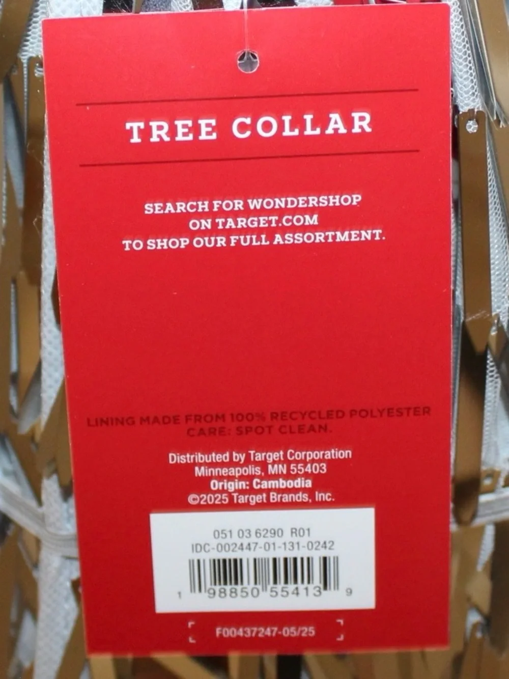 Christmas Tree Collar (NWT)